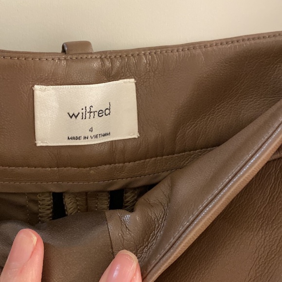 NTW aritzia effortless leather pants - Picture 3 of 4